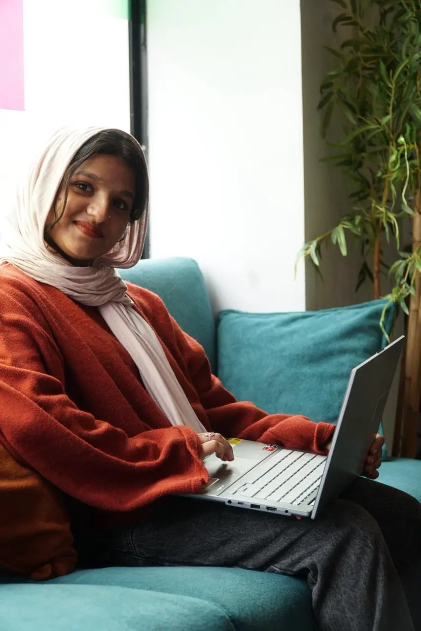 a freelance digital marketing strategist in malappuram with laptop